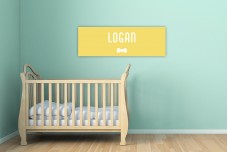 Geel met strikje Geel met strikje